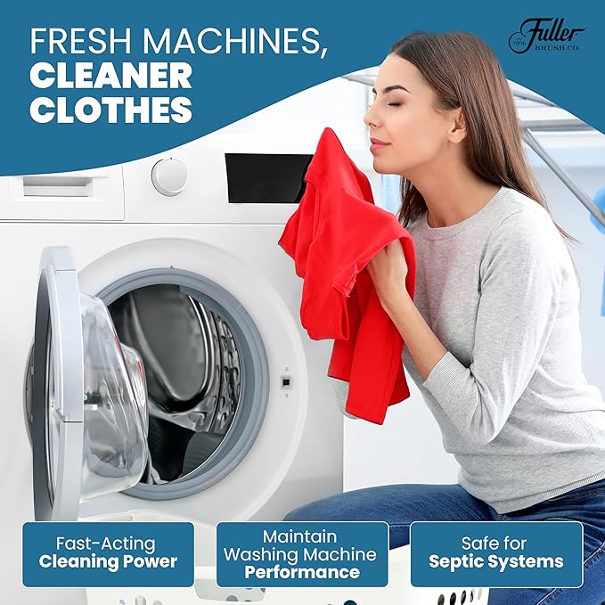 Fuller Washing Machine Cleaner Tablets – Washer Cleaner for Front Load, Top Load - Removes Odor, Dirt, Grime, Lavender Scent, Septic Safe (Pack of 1)