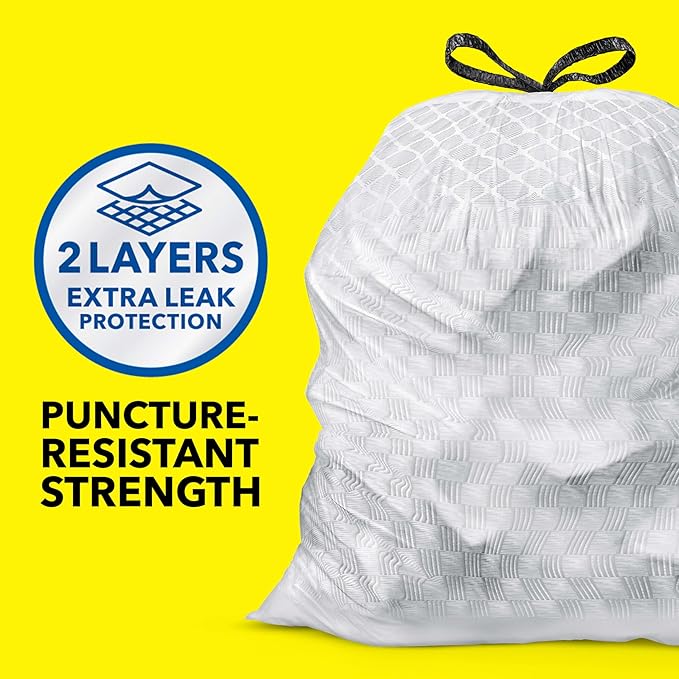 Glad ForceFlex Tall Kitchen Trash Bags, 13 Gallon, Gain Lavender, 80 Count (Package May Vary)