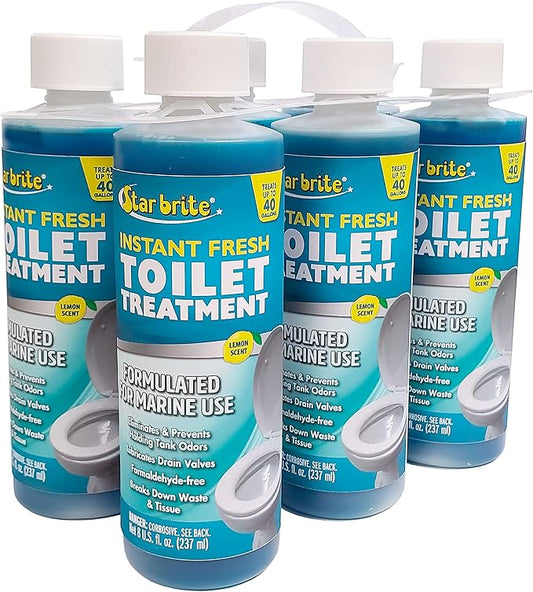 STAR BRITE Instant Fresh Toilet Treatment 6 Pack - Lemon (071761)