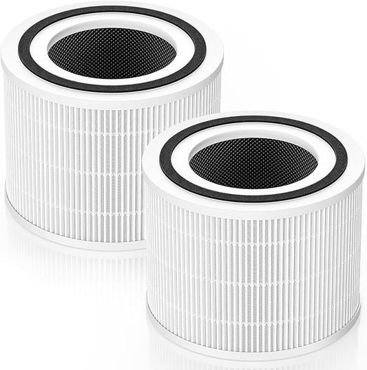 240 Replacement Filter Compatible with PuroAir 240 HEPA Air Purifier, 3-in-1 Hepa and Activated Carbon HP-14 filter for 99.97% Air Pollutants, Odor and Smoke, 2 Pack