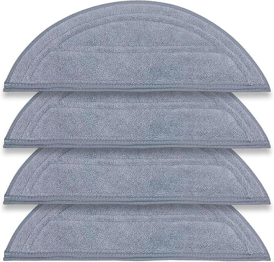 4Pack Washable Cloth Mop Pads for Roborock Saros 10/G30 Robot Vacuum, Replacement Parts Washing Mopping Pad Replacement Mop Pads for Efficient Home Cleaning