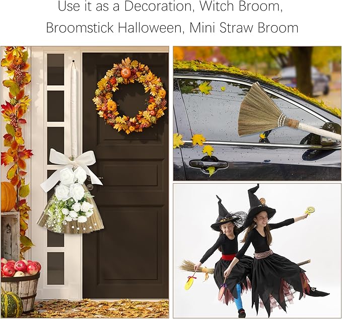 Wedding Broom for Jumping Ceremony, Jumping The Broom for Wedding, Decorative DIY Broomstick, for African American