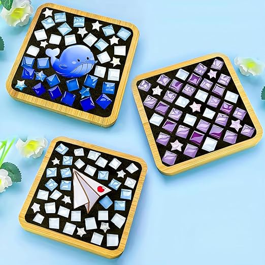 OOTDART Mosaic Crystal Grout, Mosaics Tile Tools, Mosaic Tile Accessories – Essential for Handmade Grouting and Perfect for DIY Craft Projects (Black, 8.8oz)