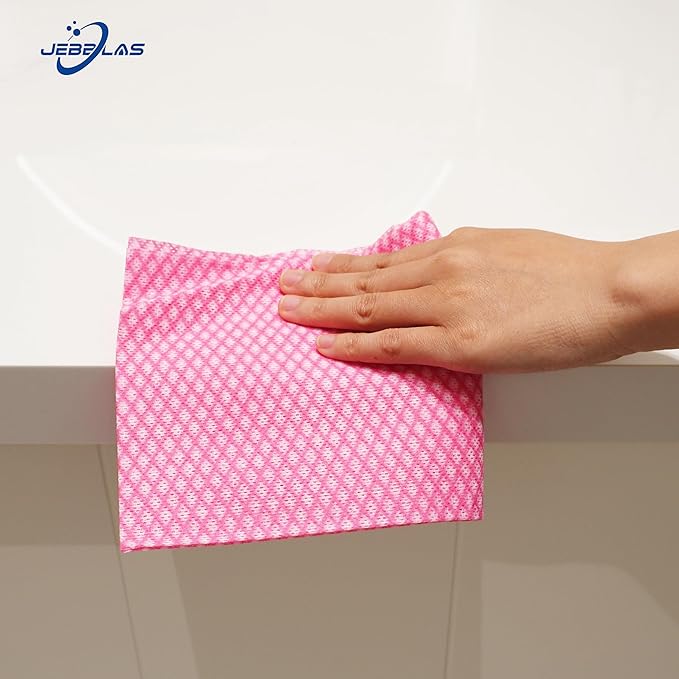 JEBBLAS Foodservice Cleaning Towel Reusable Paper Towels,Large Size Kitchen Cleaning Cloth All Purpose Dish Towels,50 Count, Foodservice Wipes