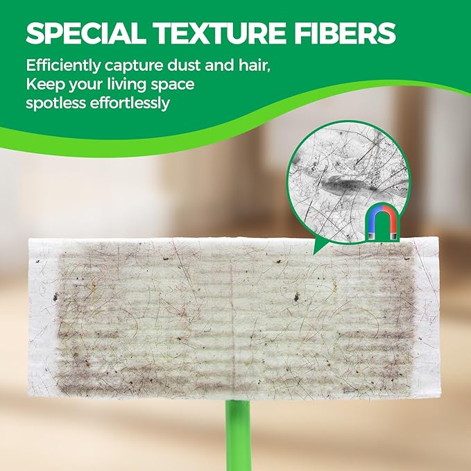 Dry Sweeping Cloths Mop Refills Disposable Sweeping Cloths Floor Dust Refills Mop Pad, Floor Cloth Refills for Swiffer Standard Sweeper , 7.87x11.81inch,100 Count