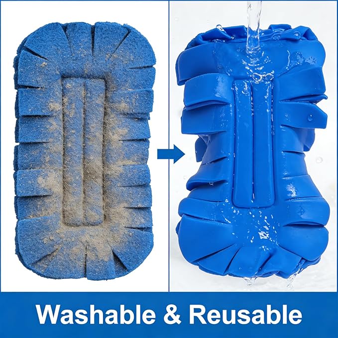 360° Electrostatic Duster Refills — The Sustainable Choice for A Dust-Free Home, Reusable Electrostatic Dust Removal Kit, Dry and Wet Use (5pcs)
