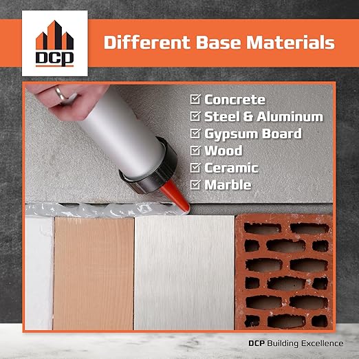 DCP Donseal PU440 Polyurethane Sealant for Concrete, Sidewalk 1 Pack – Expansion Joint Filler, Non-Sag Caulk for Foundation, Walls, Sausage, 20.2 fl oz – White
