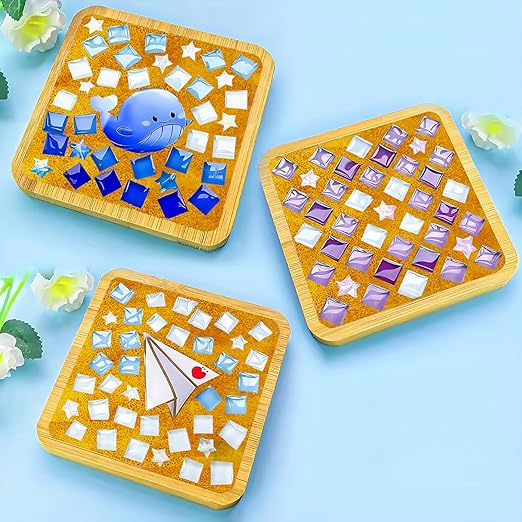 OOTDART Mosaic Crystal Grout, Mosaics Tile Tools, Mosaic Tile Accessories – Essential for Handmade Grouting and Perfect for DIY Craft Projects (Gold, 8.8oz)