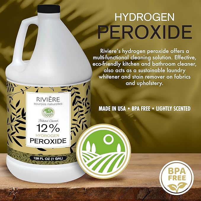 Rivière 12% Hydrogen Peroxide, 1 Gallon