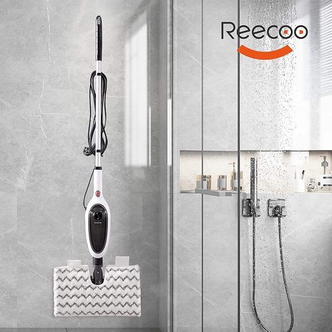 REECOO Steam Mop Pad, Good Steam Permeability,Durable/Soft/Good Adsorption,Floor Steamer Microfiber Pads for Removing Dust and Stains on Living Room Wooden Floors, Oil Stains on Kitchen Floor Tiles