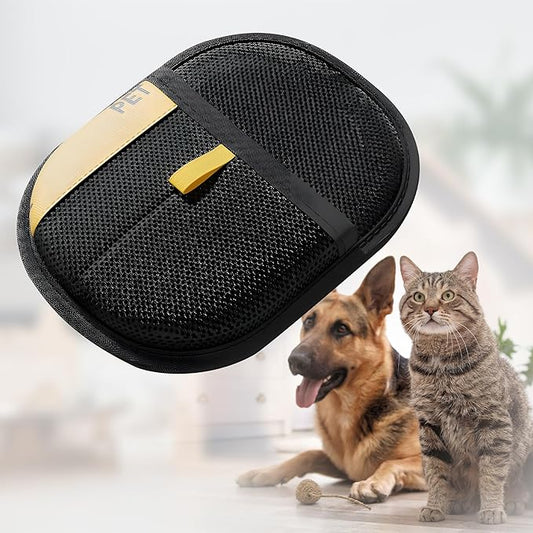 TIKITAKA FTG 2025 Upgrade Pet Hair Remover Electrostatic Gloves, Reusable Pet Hair Removal Glove for Cats & Dogs, Premium Cat & Dog Hair Remover Mitt for Couch Furniture Carpet Car Seat