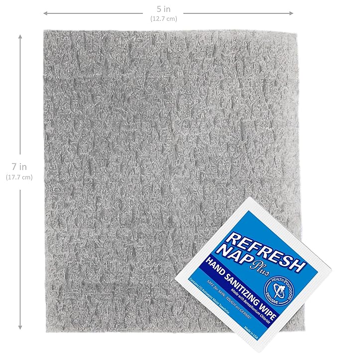 Cleansing Towelettes Antiseptic 5" x 7" Wipes (125 Count) Hand and Body Wet Napkins Individually Wrapped