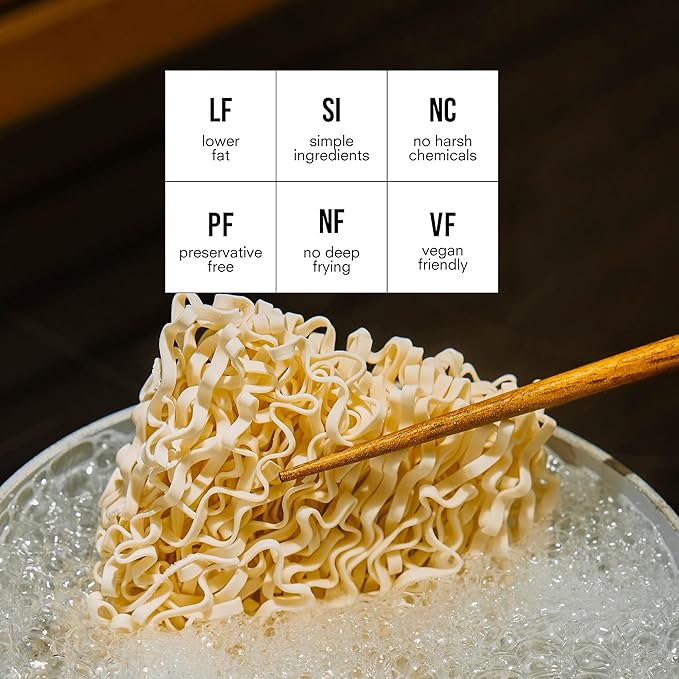 Public Goods Ramen Noodles | Brothless Vegan & Vegetarian Instant Ramen | Healthy, High Protein Asian Noodle | Preservative Free | No Added MSG | Original (10 Pack)