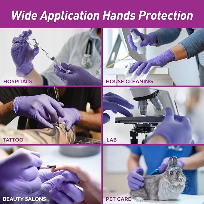 MedPride Powder-Free Nitrile Exam Gloves (Small (Pack of 100))
