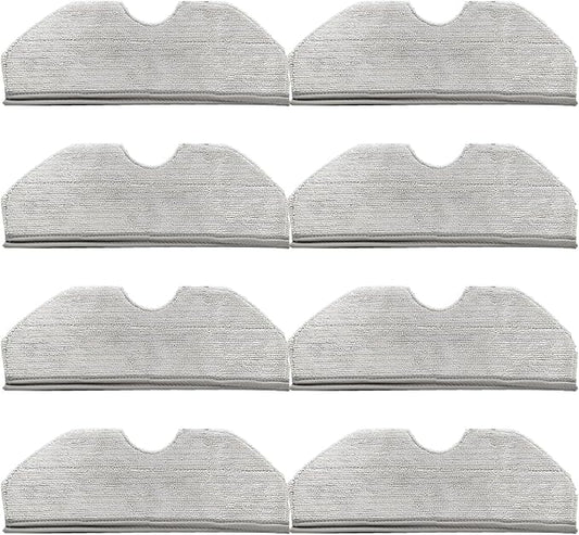 Mop Pad for Narwal Freo X Plus Robot Vacuum Cleaner, 8 Pcs Washable and Reusable Microfiber Mop Pad Accessorie, Freo X Plus Mop Pad Replacement Part
