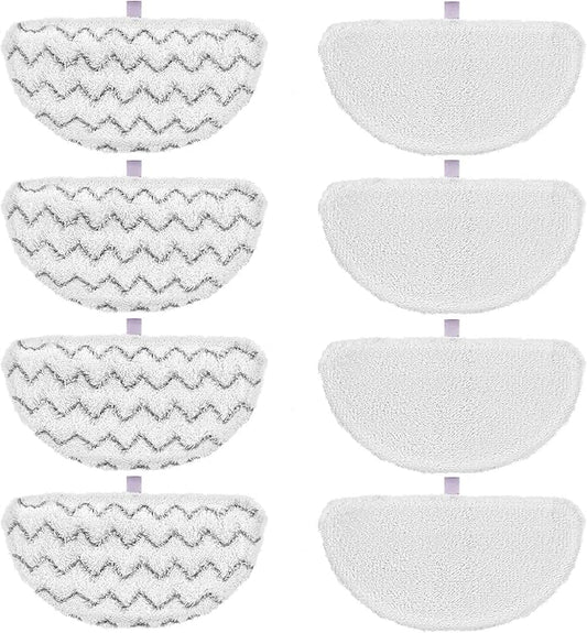 iSingo 1940 for Bissell Steam Mop Pads for Bissell PowerFresh Steam Mop 1806 1544 1440 2075A 2685A 1940W,19404 Series, Replacement Part #5938#203-2633, 8 Pack