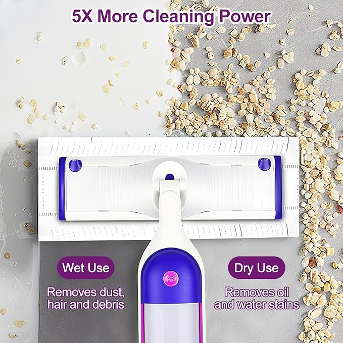 25 Pack Disposable Mop Pads for Swiffer Power Mop, Thickened 14-Layer，Multi-Surface PowerMop Refills Replacement Mopping Pad for Floor Cleaning，Non-Washable & Unscented,Quick-Absorb，No Residue