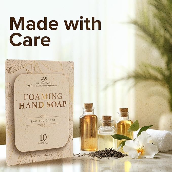 Foaming Hand Soap Tablets Refill Zen Tea Scent