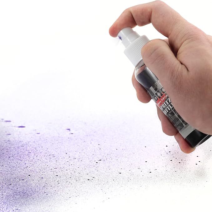Fine Mist Spray Bottles - Artist and Craft Spray Bottles for Water, Watercolor, or Acrylics Multipack Empty Non-Clogging Nozzle - [Pack of 6-100ml Bottles]