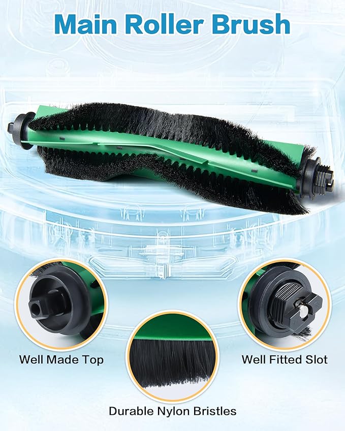 Replacement Parts for iRobot Roomba 104 Combo, 105 Combo, Essential Y0140 Y0112 Y0110 Robot Q0120 Q0110, 21 Pack Quality Accessories for Better Cleaning Performance
