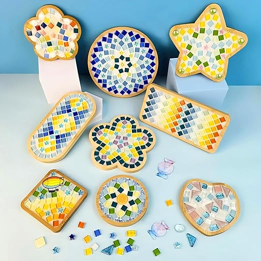 OOTDART Mosaic Crystal Grout, Mosaics Tile Tools, Mosaic Tile Accessories – Essential for Handmade Grouting and Perfect for DIY Craft Projects (White, 12.3oz)