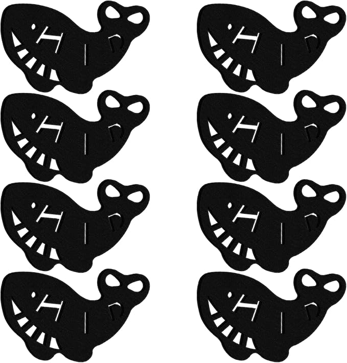 Pet Hair Remover for Laundry, 8 Pack Reusable Laundry Hair Catcher Dryer Balls for Pet Hair Dryer Sheets Pet Hair Remover for Washing Machine and Clothes, Pet Dog Hair Lint Catcher (Black)