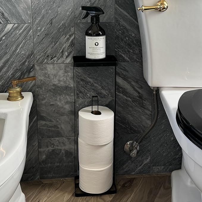 Murchison-Hume Powerful, Plant-based, Multi-Surface Bathroom Cleaner Spray for Basins, Tubs, Tiles, and Toilets. Eliminates Odor, 17oz, Original Fig Scent