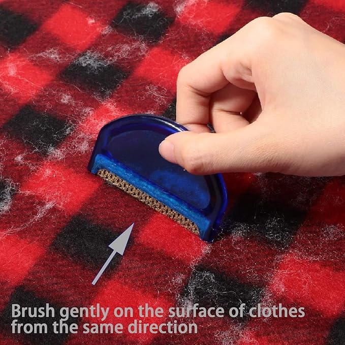 2 Pieces Cashmere Fine Wool Clothes Sweater Combs and Sweater Fabric Shaver, Multi-Fabric Garments De-Pilling De-Fuzzing Lint Fuzz Balls Cleaning Tools to Remove Pills, Fuzz and Lint from Clothes