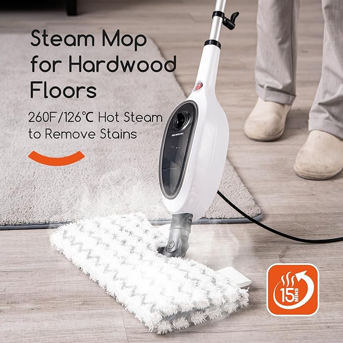 REECOO Steam Mop Pad, Good Steam Permeability,Durable/Soft/Good Adsorption,Floor Steamer Microfiber Pads for Removing Dust and Stains on Living Room Wooden Floors, Oil Stains on Kitchen Floor Tiles