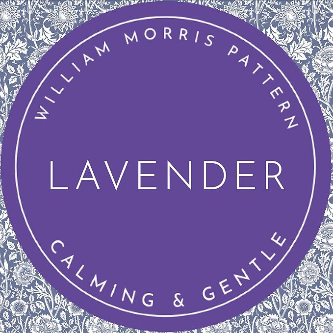 The Master Herbalist Lavender Scented Drawer Liners in a Blue William Morris Design | Pack of 5 Folded Sheets | Contains Lavender Essential Oils | Made in The UK.