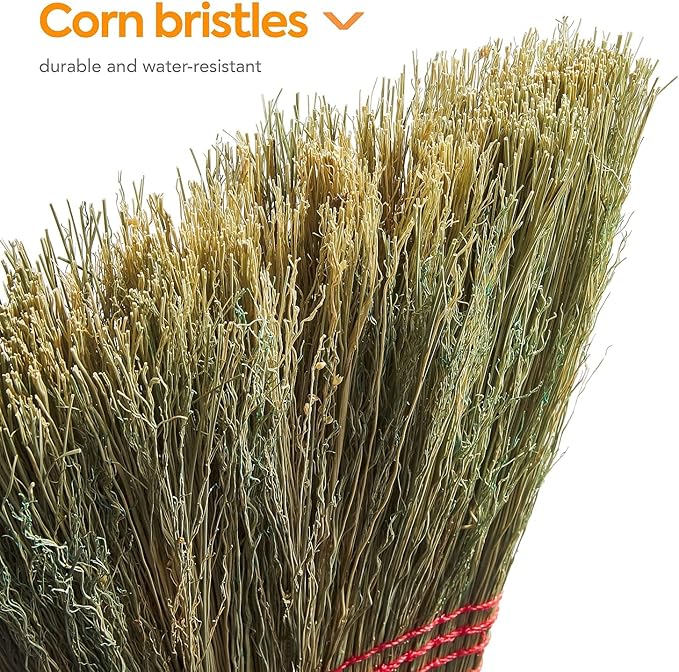 COASTWIDE CW57732 10-Inch Standard Corn Broom, Natural