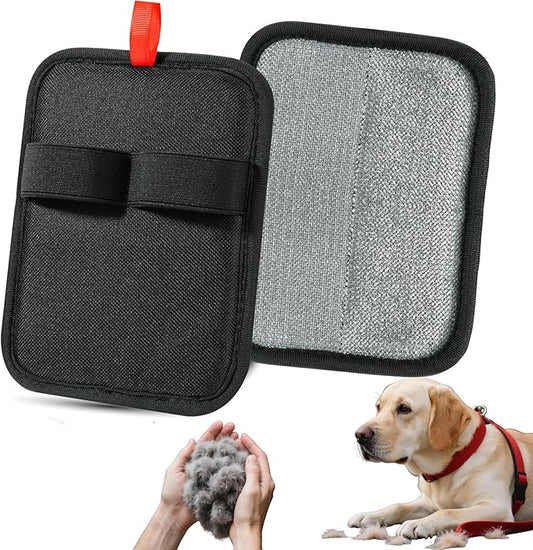Tikaiui Pet Hair Remover,Static Electricity Grooming Mitt Tool,Machine-Washable for Dog Cat Hair Effortless Lint & Fur Remover for Couch,Carpet,Furniture & Car Seat（1PCS ）