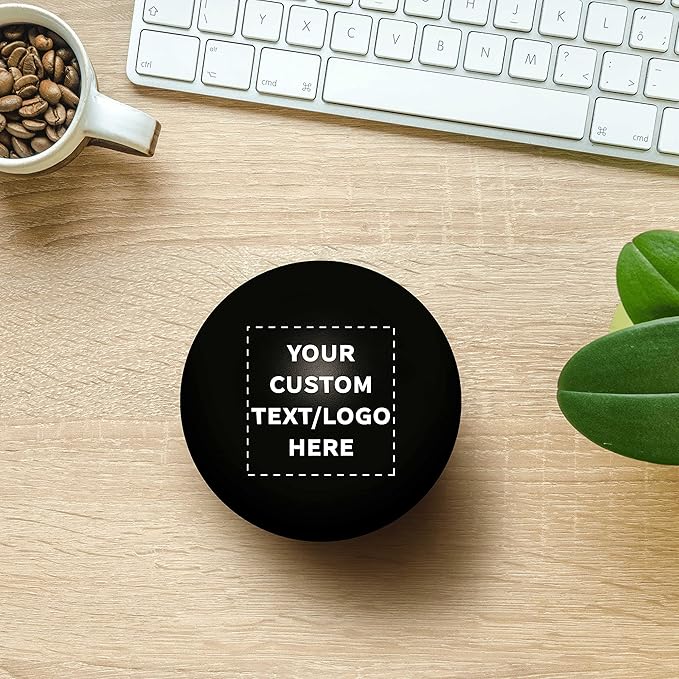 Custom Stress Balls for Adults Set of 50, Personalized Bulk Pack - Relief, Perfect for Your Desk, Office or Home - Black