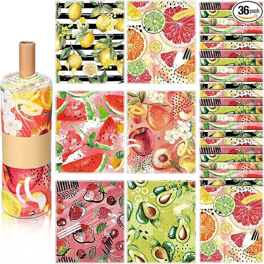 36 Pack Reusable Cleaning Cloths Washable Cotton Kitchen Towels for Home