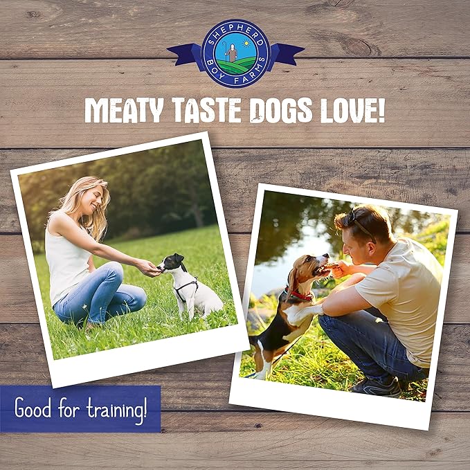 Shepherd Boy Farms Freeze Dried Dog and Cat Treats, Duck Heart, All Natural Single Ingredient Freeze-Dried Dog Treat & Snacks, Made in USA, High Protein, Essential Nutrition of Raw Food, 8oz