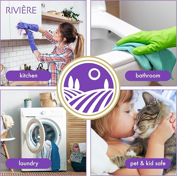 Rivière 12% Scented Hydrogen Peroxide, Gallon, Lavender