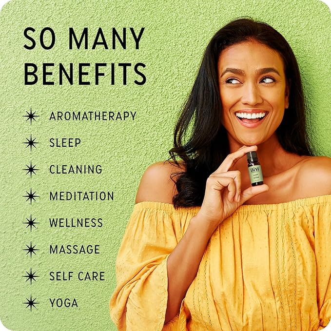 The Best Vetiver Essential Oil- Premium Grade- 100% Pure & Natural for Aromatherapy, Diffuser, Spa, Massage, Air Freshener- 10 ml (.33 fl oz)