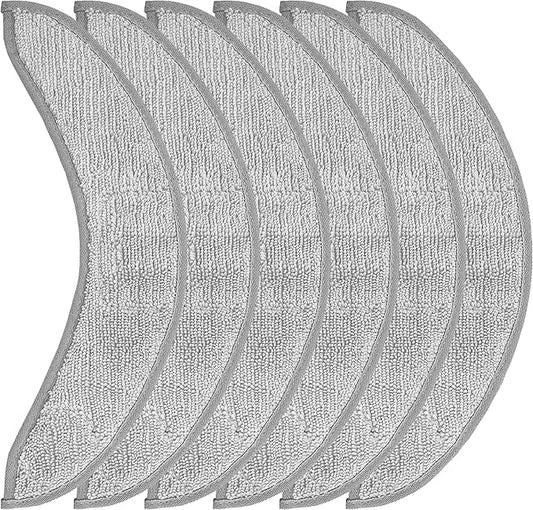 TIPOPOM 6 Pack Mop Pads Compatible with i-Robot Roomba Combo J7+ J9+ Robot Vacuum Replacement Mopping Pads Accessory Parts