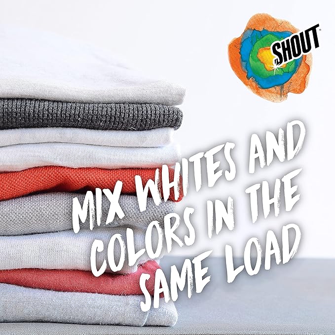 Shout Color Catchers for Laundry, Allow Mixed Washes, Prevents Color Runs and Maintains Original Clothing, 24 Count - Pack of 12 (288 Total Sheets)