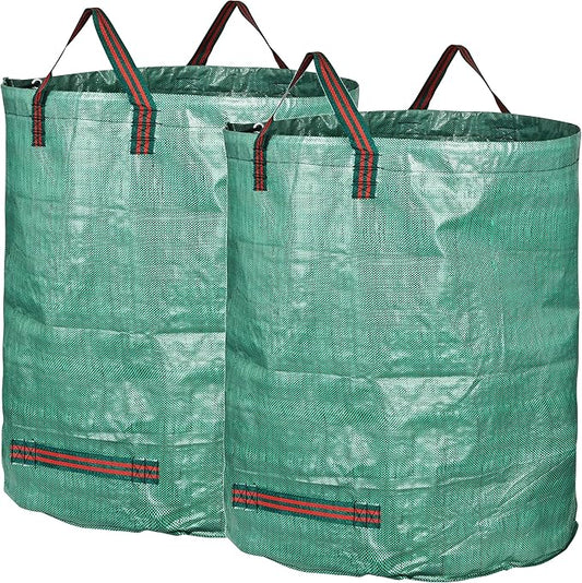 GardenMate 2-Pack 132 Gallons Reusable Garden Waste Bags (H34, D34 inches) - Yard Waste Bags