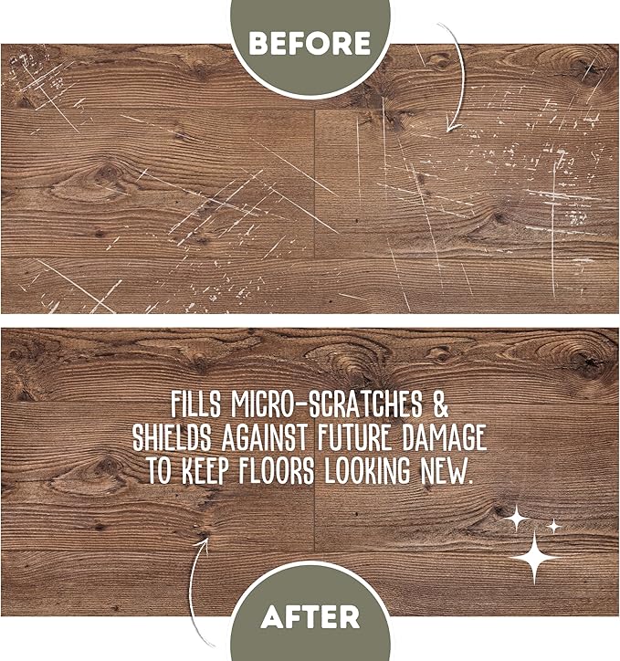 Quick Shine Multi Surface Floor Finish 64oz | Cleaner & Polish to use on Hardwood, Laminate, Luxury Vinyl Plank LVT, Tile & Stone | Safer Choice w/Clean Shine Technology | Shine-Protect-Refresh