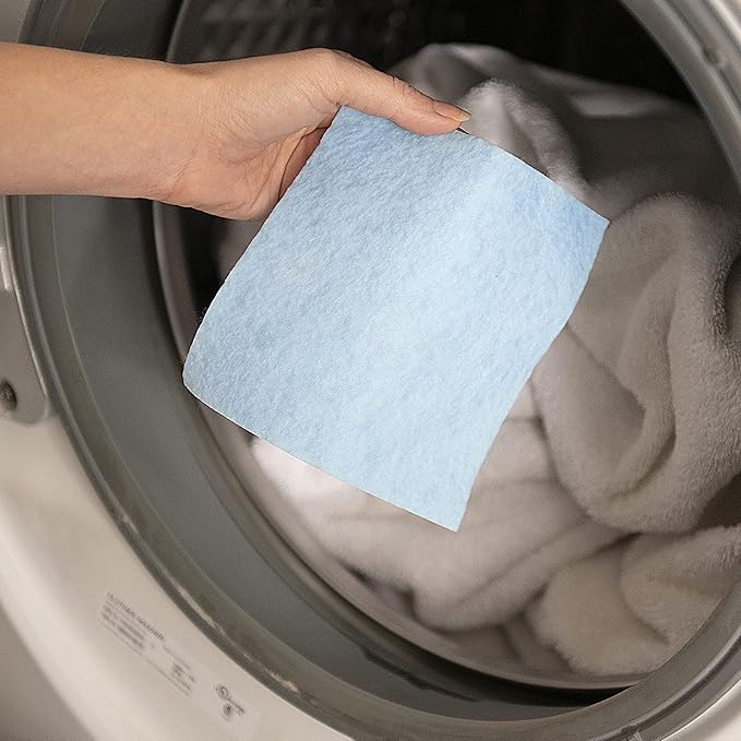 WashEZE Travel Friendly Laundry Detergent Soap Sheet-No Scent (20 Loads of Laundry) Laundry Sheets are More Efficient Than Powders Pods Pacs or Liquids TSA Compliant